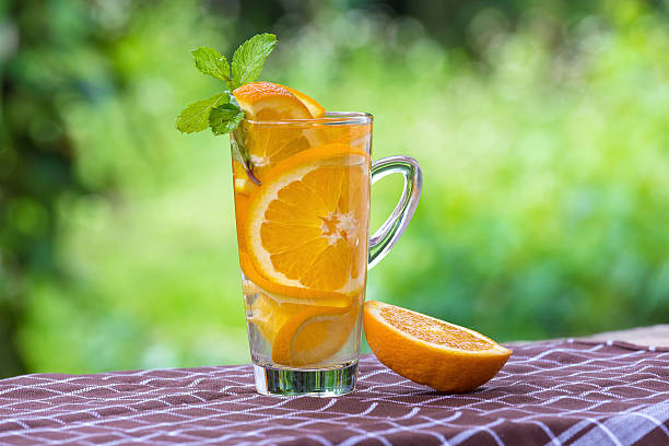istock Detox Water with orange. 615485900