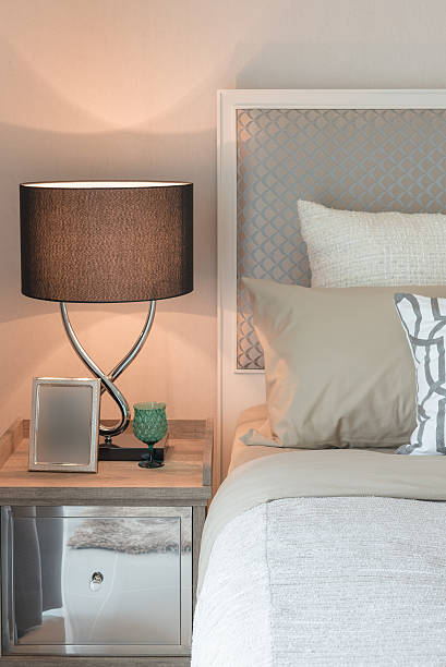 istock tea set cup on wooden tray in bedroom 615488778