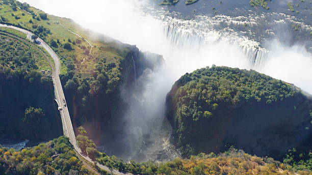 istock Victoria Falls from the air 615489720