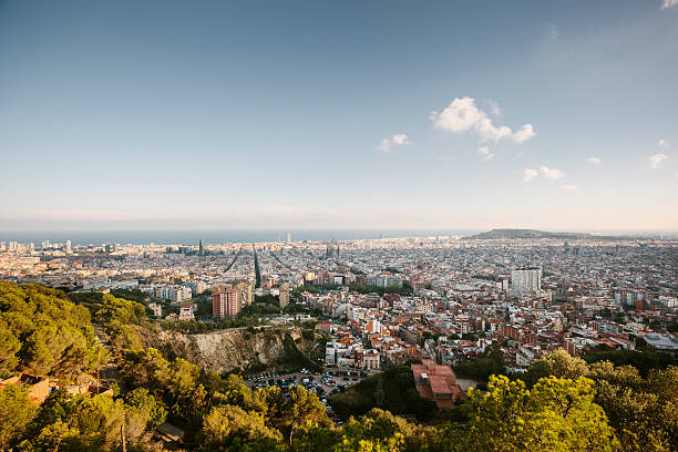 istock Barcelona Urban Skyline 615489848