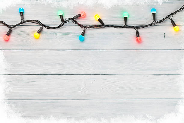 istock Christmas wooden background 615490698