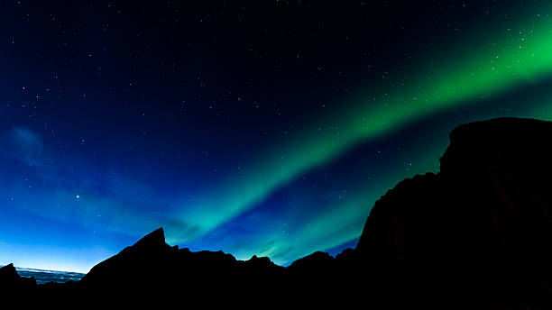 istock Aurora borealis or northern lights in Norway 615491800