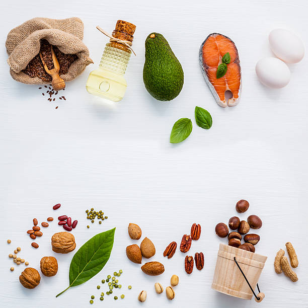 istock Selection food sources of omega 3 . 615494978