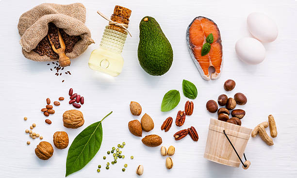 istock Selection food sources of omega 3 . 615495160