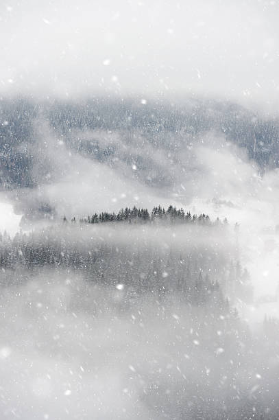 istock Snowy Look At The Valley 615499338