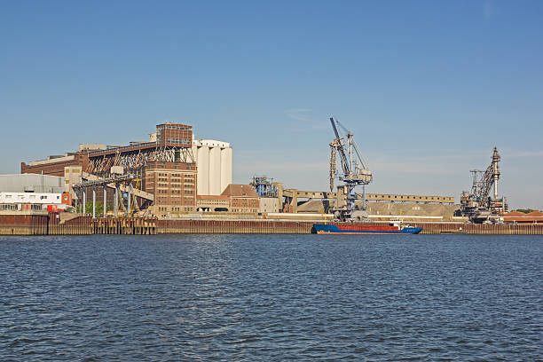 istock Grain plant in Bremen, Germany 615499688