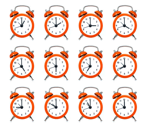 istock Collection of clock from 1 to 12 oclock isolated 615500274