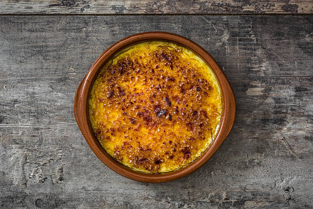 크림의 catalana - dessert creme brulee food gourmet 뉴스 사진 이미지