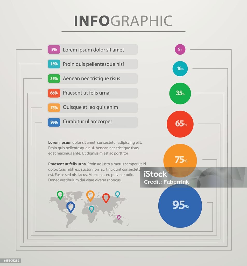 Success Chart Example Modern Business Success Chart And Graph Vector Illustration Infographic ...