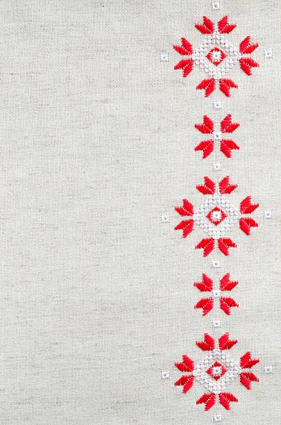 istock Design of ethnic textures. Background with embroidery. 615509976