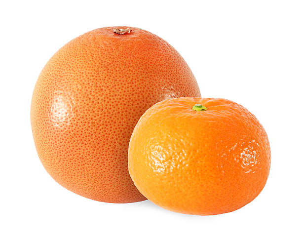 istock whole grapefruit and tangerine fruits isolated with clipping path 615510110