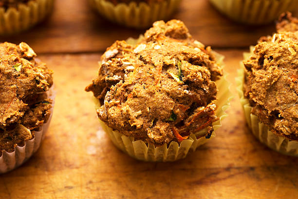 istock Vegetarian Food - Carrot Zucchini Muffins 615511196