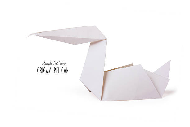 istock Origami paper pelican 615513482