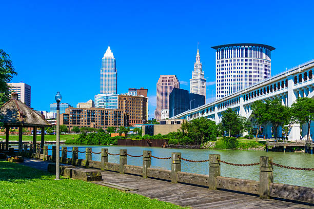 istock Downtown Cleveland Ohio Skyline (P) 615513508