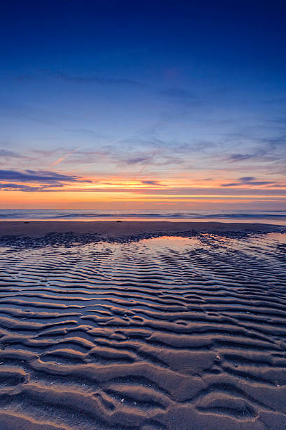 istock moody seascape and sunset along the Dutch coast 615517168