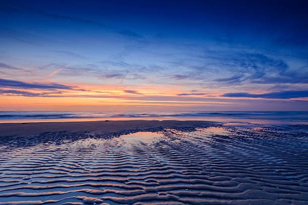 istock moody seascape and sunset along the Dutch coast 615517222