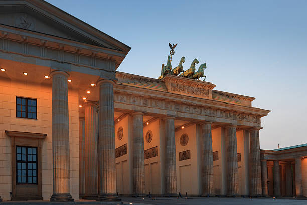 istock Brandenburg Gate in Berlin at dusk 615523242