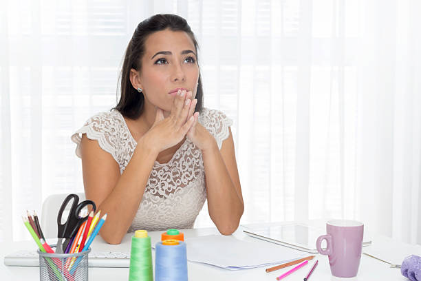 istock Female Fashion designer 615525244