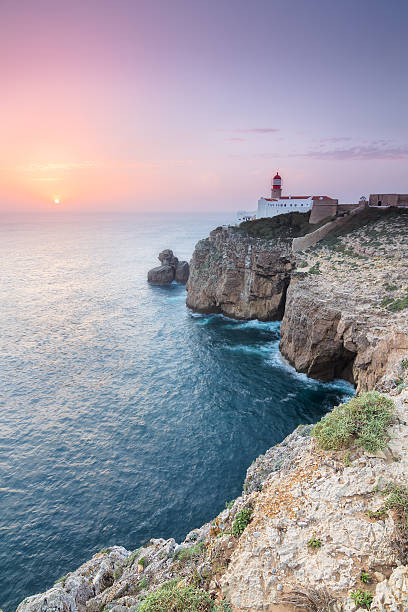 istock Sunset at Cape St. Vincent, Continental Europe's most South-west 615594064