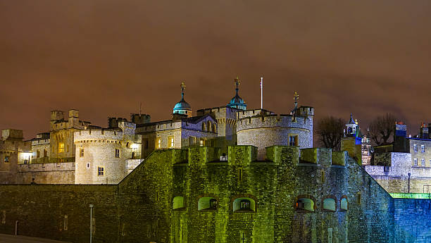 istock Tower of London at night 615602548