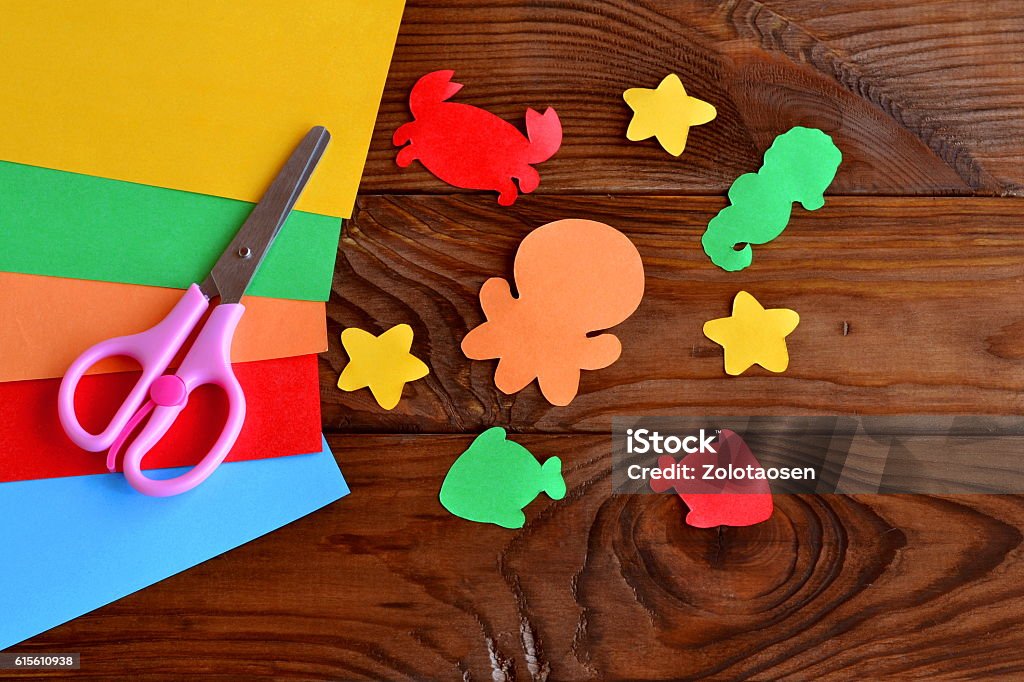 Animales Marinos De Papel Manualidades De Papel Para Niños Foto de stock y más banco de imágenes de Animal - iStock Animales Marinos De Papel Manualidades De Papel Para Niños Foto de stock y más banco de imágenes de Animal - iStock