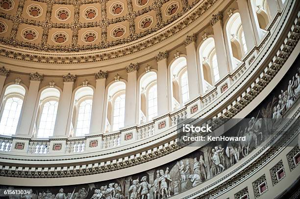 The Us Capitol Dome Interior Washington Dc Stock Photo - Download Image Now - Capitol Building - Washington DC, Washington DC, State Capitol Building