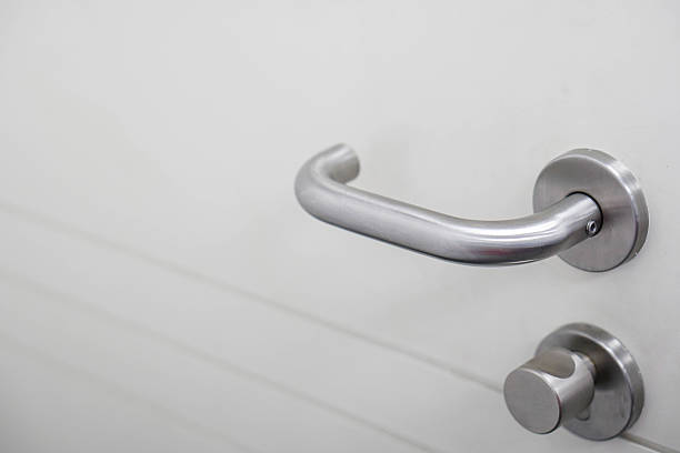 close up the office doorknob