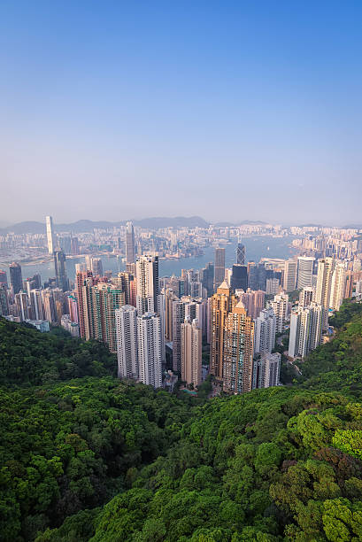 istock hong kong building as Victoria Peak 615619154