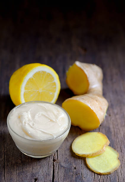 istock Treatment with coconut butter, ginger and lemon 615623940