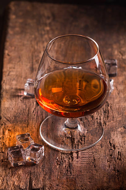 istock Glass of brandy or cognac 615624142