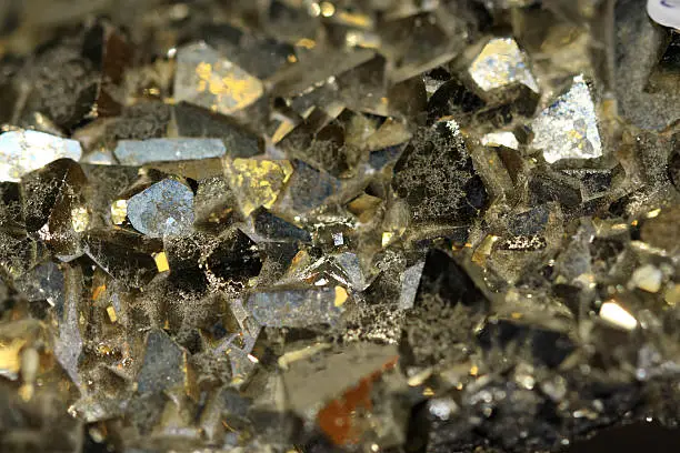 The mineral pyrite, or iron pyrite also known as fool's gold