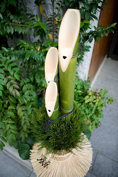 istock Japanese new year decoration 615624920