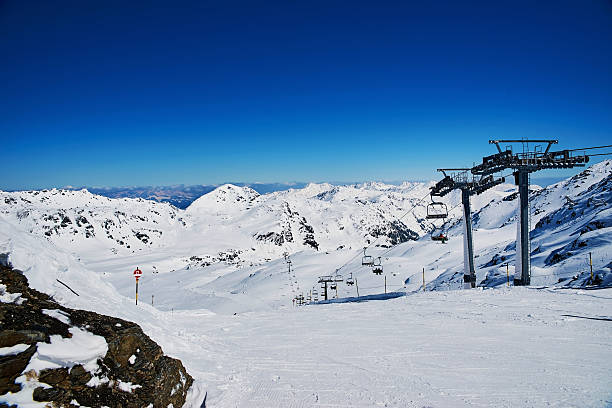 istock Slopes of skiing resort 615637198