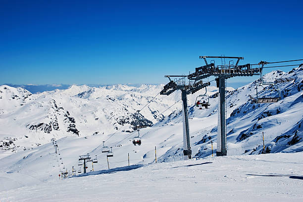 istock Slopes of skiing resort 615637260