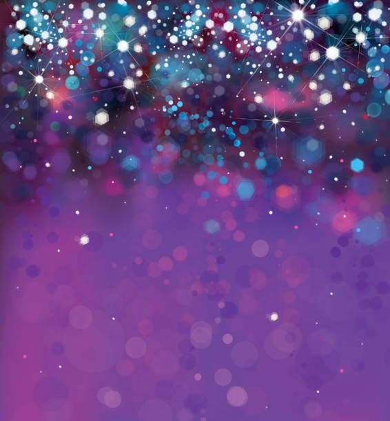 ilustraciones, imágenes clip art, dibujos animados e iconos de stock de fondo violeta abstracto vectorial. - glitter blue background blue backgrounds