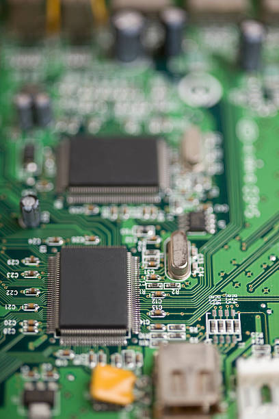 istock Close-up of circuit board 615639306