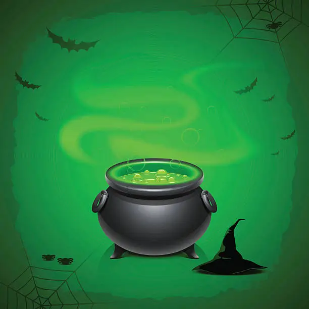 Vector illustration of Halloween background