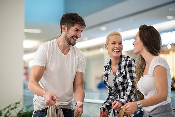 istock Customers in shopping mall 615704038