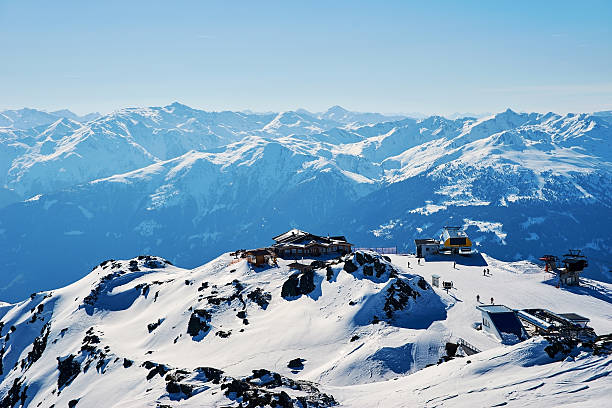 istock Winter ski reasort 615705640