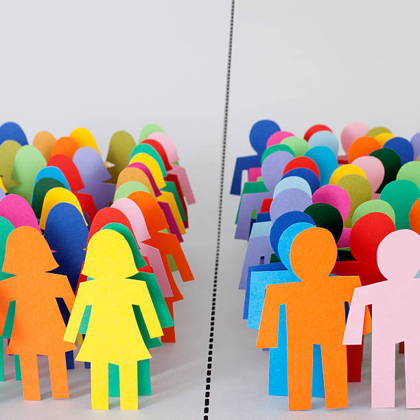 istock Divided men and women 615708900