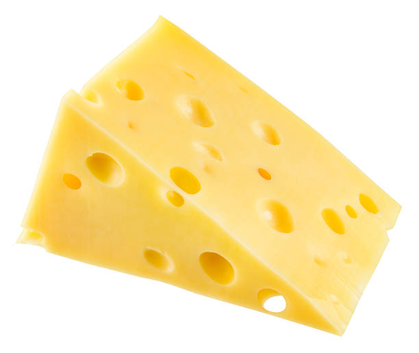 istock Piece of cheese isolated on white background. With clipping path. 615709224