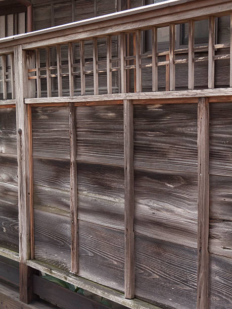 istock Close-up of wood panel 615711522