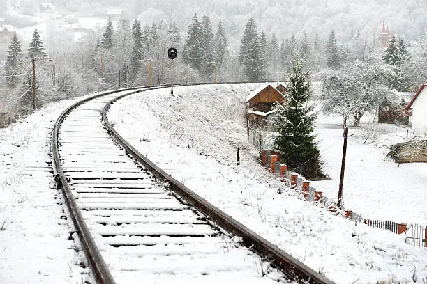 Photo of Railway in snow