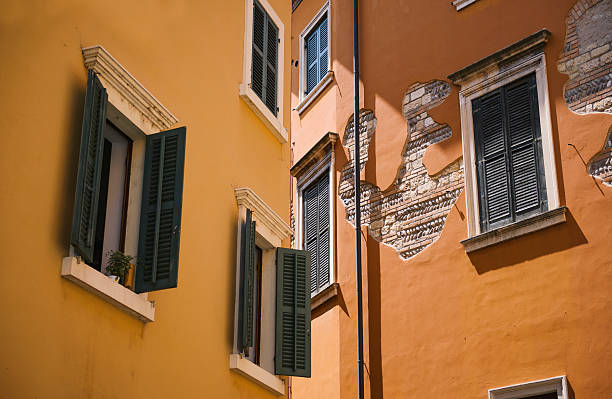 istock Windows in Verona city, Italy 615718876