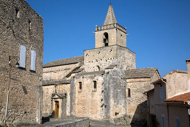 istock Venasque Church, Luberon Provence 615719204