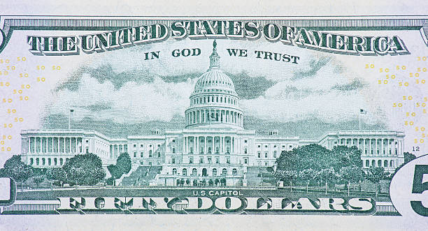 istock US Capitol on back of fifty dollar note 615719280