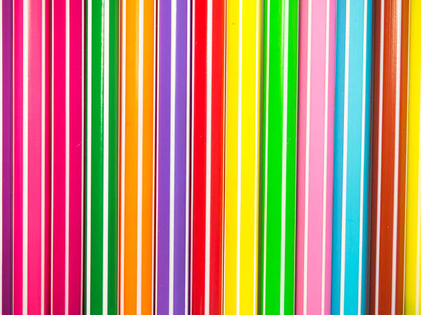 istock Abstract background from row of colorful pen 615719598