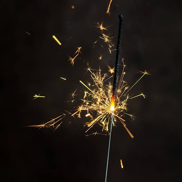 istock Christmas and newyear party sparkler 615724414