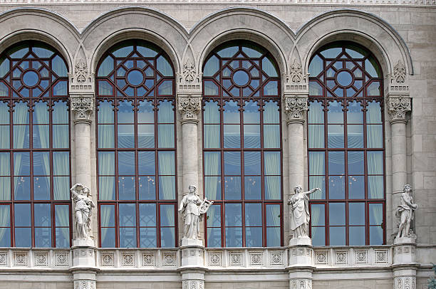 istock old building facade with statues Budapest Hungary 615727666
