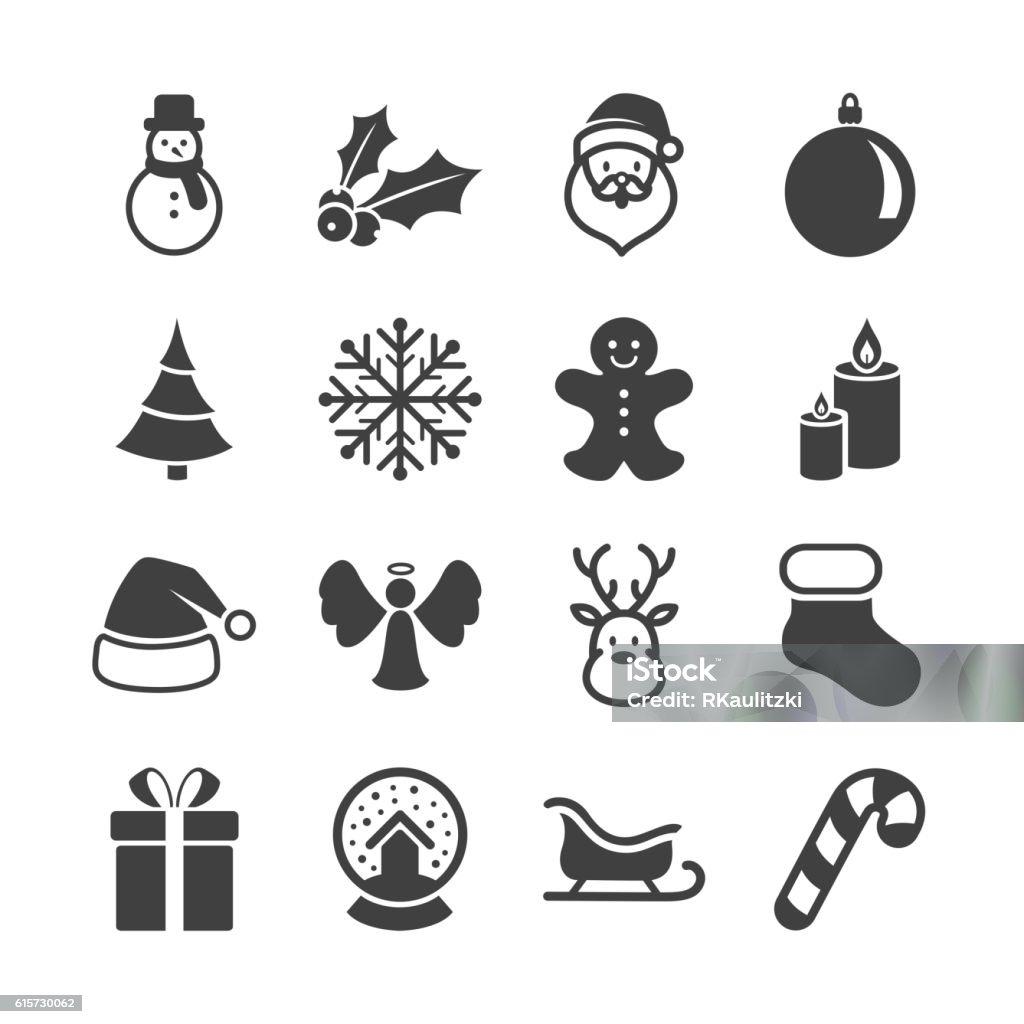 Vector Christmas Icons Vector Illustration of Christmas Icons Christmas stock vector